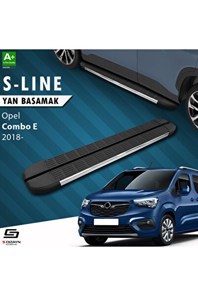 Opel Combo E S-Line Krom Yan Basamak 203 Cm 2018 Üzeri A+ Kalite OP-COE-YBS-SL-KA-203