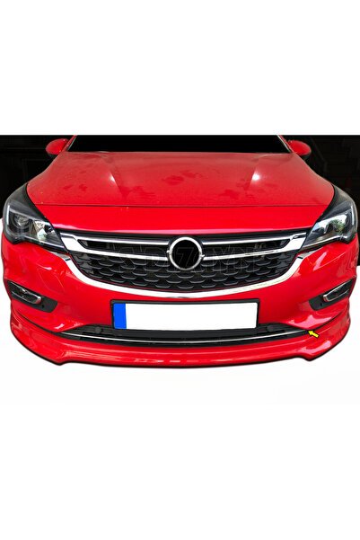 S-Dizayn Opel Astra K HB Krom Ön Tampon Alt Çıtası 1 Prç 2015-2022 Sensörlü