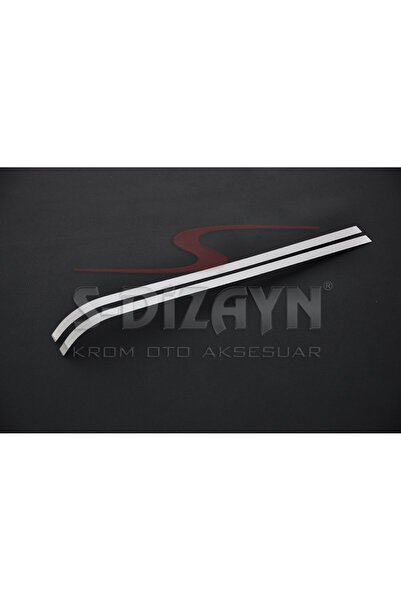 S-Dizayn Peugeot Partner Tepee Krom Sürgülü Kapı Çıtası 2 Prç 2008-2018