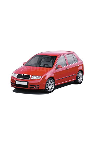 S-Dizayn Skoda Fabia Krom Cam Çıtası 4 Prç. 2000-2007