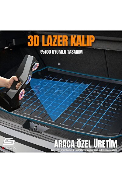 S-Dizayn VW Passat B7 3D Pro Bagaj Havuzu 2010-2015 A+ Kalite
