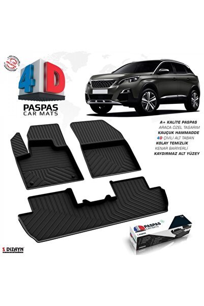 S-Dizayn Peugeot 3008 GT-Line 4D Havuzlu Paspas 2016-2023