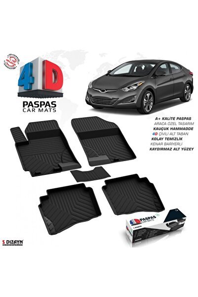 S-Dizayn Hyundai Elantra 4D Havuzlu Paspas 2015-2020 A+Kalite