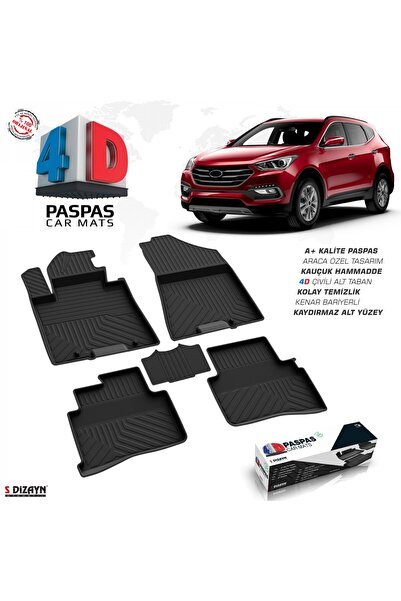 S-Dizayn Hyundai Tucson 4D Havuzlu Paspas 2015 ve Üzeri A+Kalite