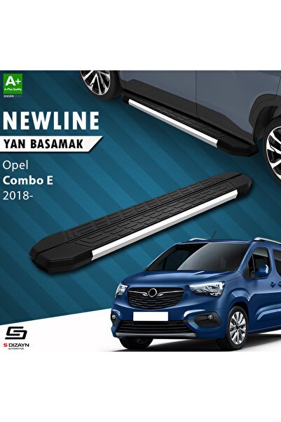 Opel Combo E NewLine Krom Yan Basamak 203 Cm 2018 Üzeri A+ Kalite OP-COE-YBS-NW-KA-203
