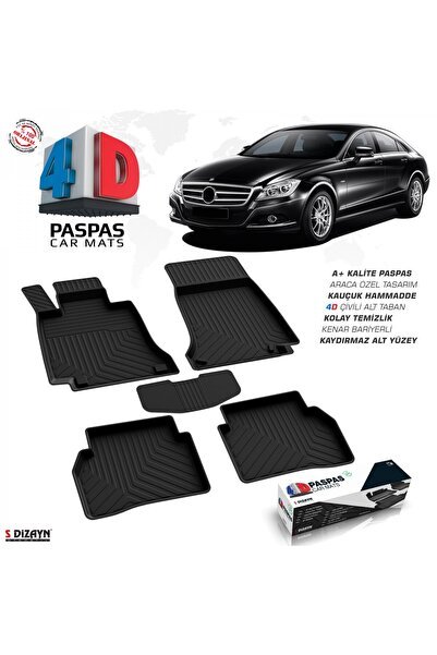 S-Dizayn Mercedes CLS C218 4D Havuzlu Paspas 2010-2018 A+Kalite