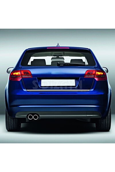 S-Dizayn Audi A3 Krom Bagaj Alt Çıtası 2004-2012 (4 kapı) 5102030