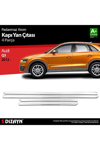 S-Dizayn Audi Q3 Krom Kapı Yan Çıtası 2012-2018 5107404