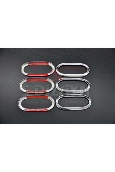 S-Dizayn Mercedes Sprinter W906 Krom Yan Reflektör Çerçevesi 6 Prç 2006-2013