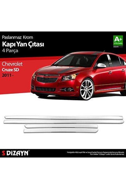 S-Dizayn Chevrolet Cruze SD Krom Kapı Yan Çıtası 2011-2019