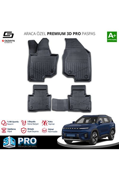S-Dizayn Ssangyong Torres EVX 3D Pro Havuzlu Paspas 2023 Üzeri A+ Kalite