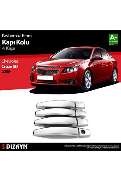 S-Dizayn Chevrolet Cruze SD Krom Kapı Kolu 4 Kapı 2009-2019
