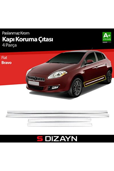 S-Dizayn Fiat Bravo Kapı Koruma Çıtası Krom 2008-2013 5802400