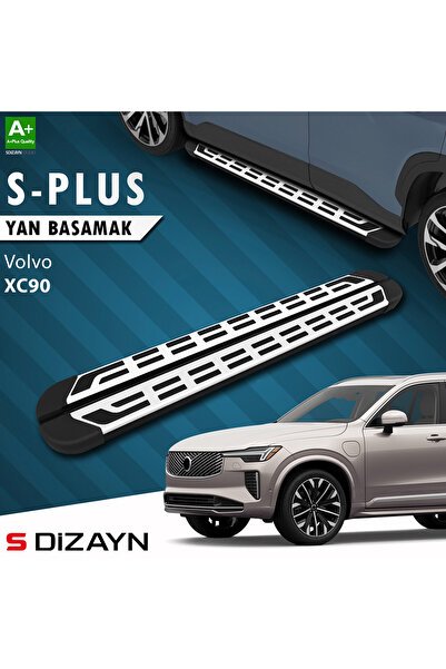 S-Dizayn Volvo XC90 Makyajlı Benzinli S-Plus Gri Yan Basamak 203 Cm 2024 Üzeri A+ Kalite VO-X92M-BNZ