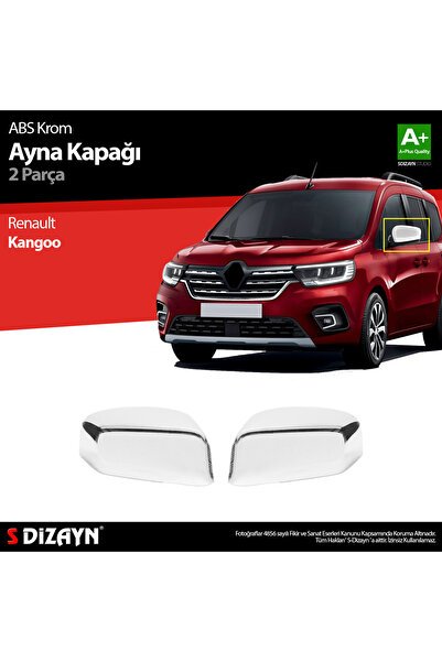 S-Dizayn Renault Kangoo 3 ABS Krom Ayna Kapağı 2 Prç 2021 Üzeri 7010011