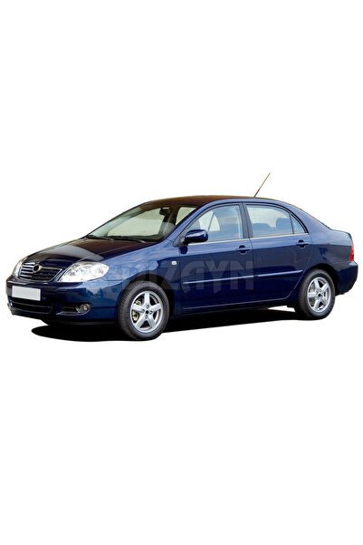 S-Dizayn Toyota Corolla Krom Cam Çıtası 4 Prç. 2002-2007