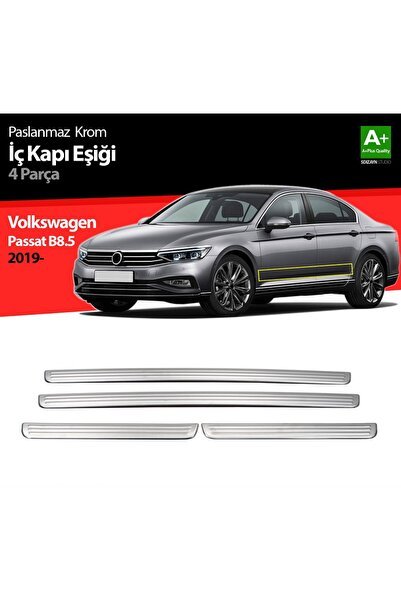 VW Passat B8.5 Krom İç Kapı Eşiği 4 Parça 2019 ve Üzeri