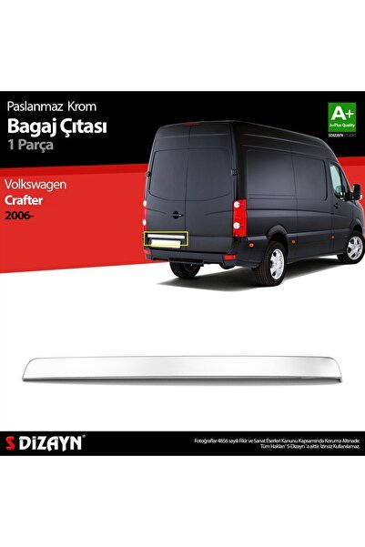 S-Dizayn VW Crafter Krom Bagaj Çıtası 2006-2017