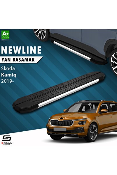 Skoda Kamiq NewLine Krom Yan Basamak 183 Cm 2019 Üzeri A+ Kalite SK-KM1-YBS-NW-KA-183