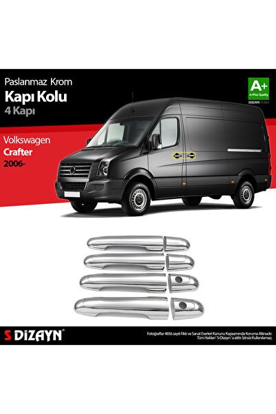 S-Dizayn VW Crafter Krom Kapı Kolu 4 Kapı 2006-2017 7605120