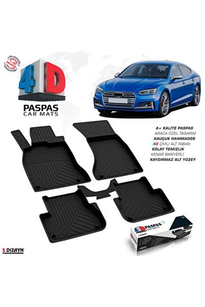 S-Dizayn Audi A5 4D Havuzlu Paspas 2017 ve Üzeri A+Kalite 4DS-86373