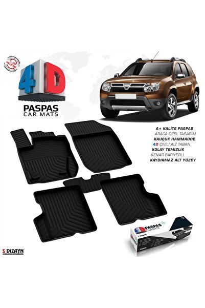 S-Dizayn Dacia Duster 4D Havuzlu Paspas 2009-2018