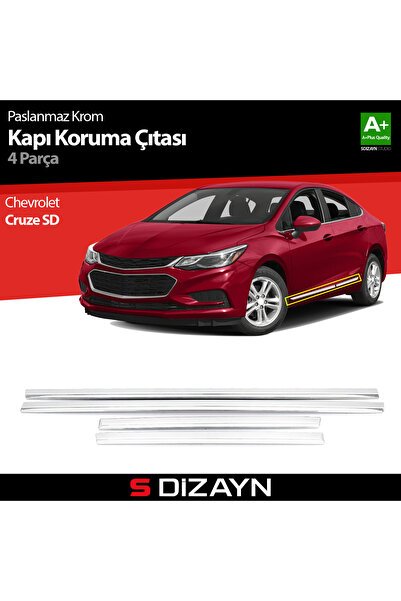 S-Dizayn Chevrolet Cruze SD Kapı Koruma Çıtası Krom 2011-2019 5403400