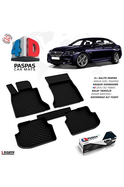 S-Dizayn Bmw 5 Serisi F10 4D Havuzlu Paspas 2010-2013 A+Kalite 4DS-86393
