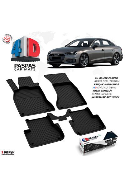 S-Dizayn Audi A4 B10 4D Havuzlu Paspas 2019 Üzeri A+Kalite 4DS-87926