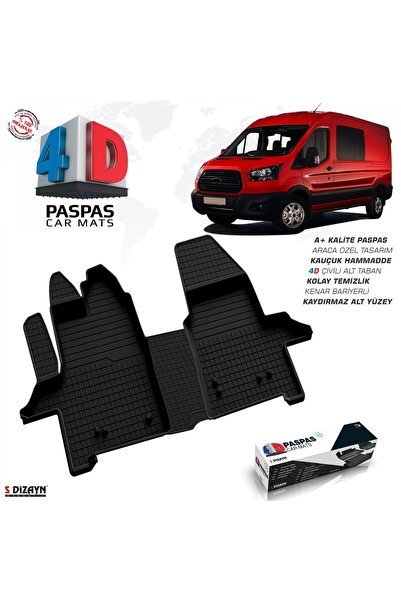 S-Dizayn Ford Transit 4D Havuzlu Paspas 2014-2018