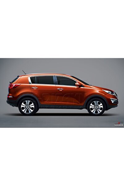 S-Dizayn Kia Sportage Krom Cam Üst Çıtası 4 Prç 2010-2015