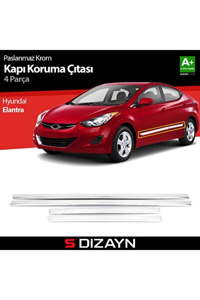 S-Dizayn Hyundai Elantra Kapı Koruma Çıtası Krom 2011-2016 6217400