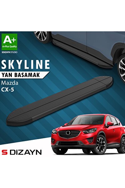 Mazda CX-5 Skyline Siyah Yan Basamak 183 Cm 2012-2016 A+ Kalite MZ-X51-YBS-SKY-SA-183