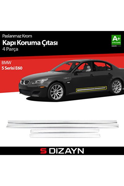 S-Dizayn Bmw 5 Serisi E60 Kapı Koruma Çıtası Krom 2005-2010 5203400
