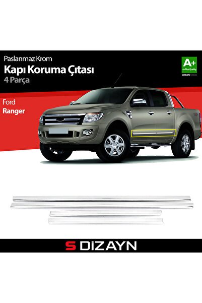 S-Dizayn Ford Ranger Kapı Koruma Çıtası Krom 2011 Üzeri 5926400