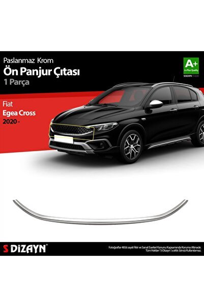 S-Dizayn Fiat Egea Cross Krom Ön Panjur Çıtası 2020 Üzeri