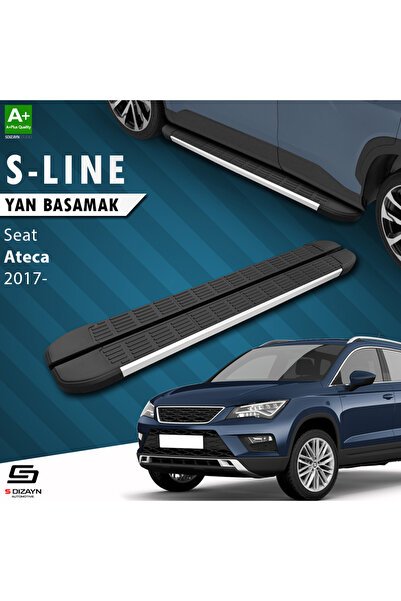 Seat Ateca S-Line Aluminyum Yan Basamak 173 Cm 2017 Üzeri A+ Kalite SE-AT1-YBS-SL-AL-173