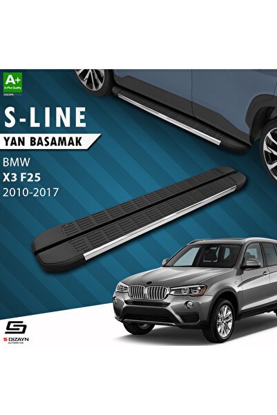 Bmw X3 F25 S-Line Krom Yan Basamak 193 Cm 2010-2017 A+ Kalite BM-X32-YBS-SL-KA-193