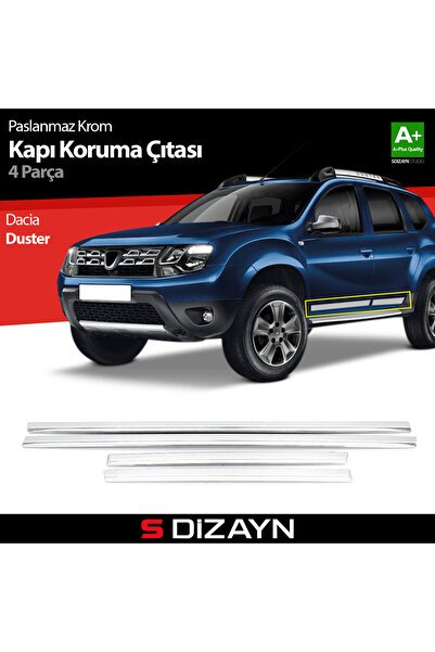 S-Dizayn Dacia Duster Kapı Koruma Çıtası Krom 2009-2018 5601400