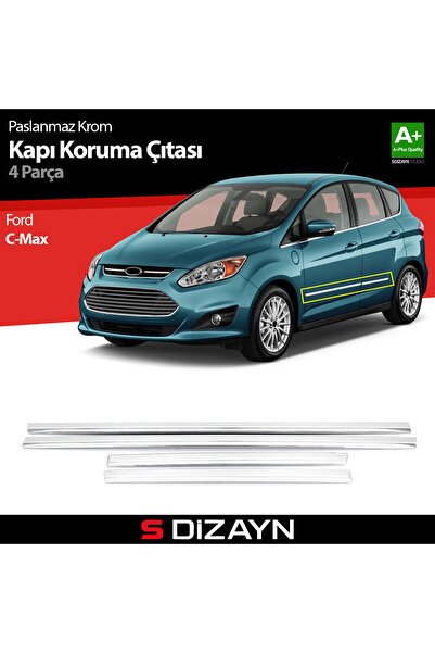S-Dizayn Ford C-Max Kapı Koruma Çıtası Krom 2010-2019 5905400