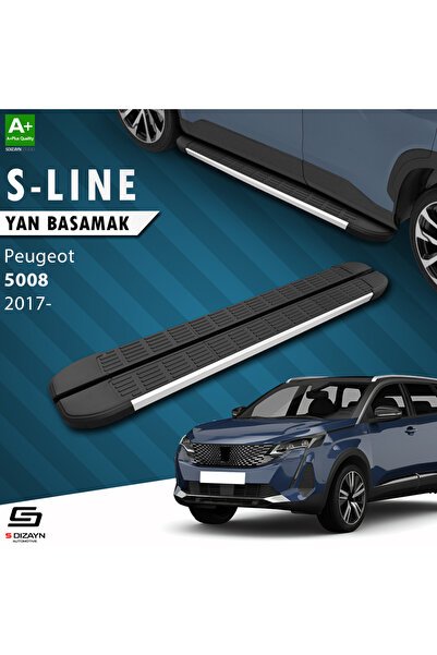 Peugeot 5008 2 S-Line Aluminyum Yan Basamak 203 Cm 2017-2023 A+ Kalite PE-582-YBS-SL-AL-203