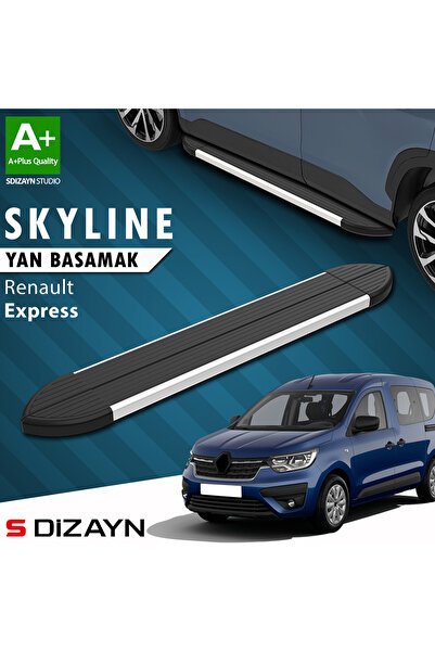 Renault Express Skyline Aluminyum Yan Basamak 203 Cm 2021 Üzeri A+ Kalite RE-EP1-YBS-SKY-AL-203