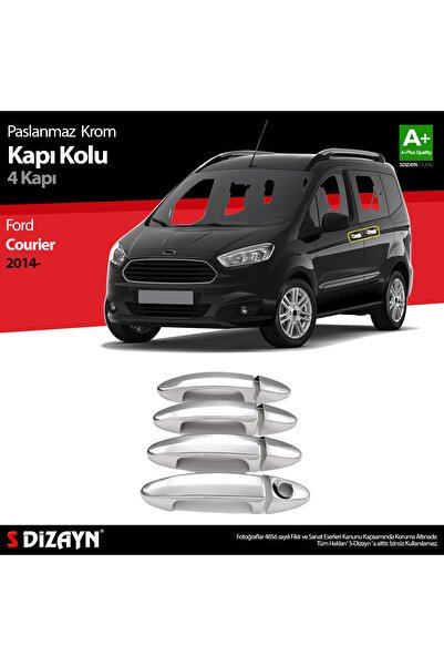 S-Dizayn Ford Courier Krom Kapı Kolu 4 Kapı 2014-2022 5920120