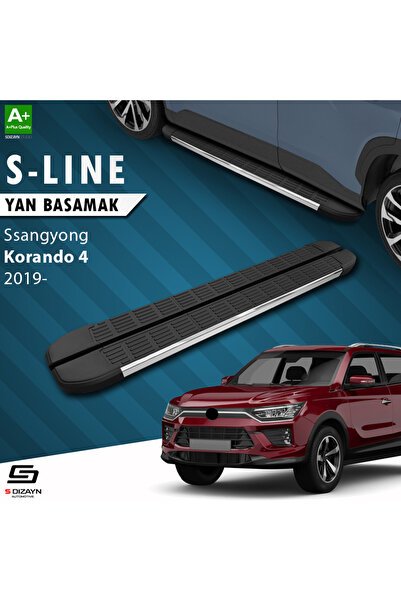 Ssangyong Korando S-Line Krom Yan Basamak 183 Cm 2019 Üzeri A+ Kalite SS-KO1-YBS-SL-KA-183