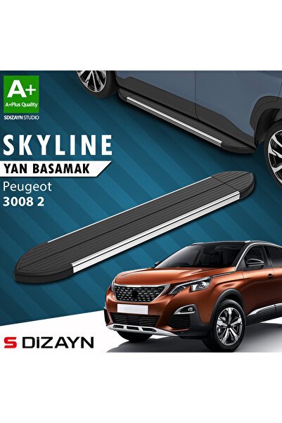 Peugeot 3008 2 Skyline Krom Yan Basamak 183 Cm 2016-2023 A+ Kalite PE-382-YBS-SKY-KA-183