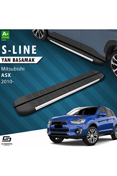 Mitsubishi ASX S-Line Aluminyum Yan Basamak 183 Cm 2010 Üzeri A+ Kalite MT-AX1-YBS-SL-AL-183