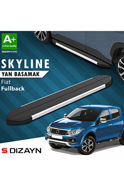 Fiat Fullback Skyline Aluminyum Yan Basamak 193 Cm 2016-2019 A+ Kalite FI-FB1-YBS-SKY-AL-193