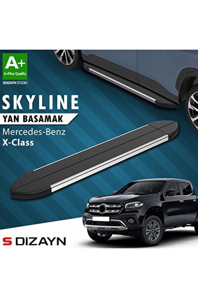 Mercedes X-Class Skyline Krom Yan Basamak 203 Cm 2018-2020 A+ Kalite MR-XC1-YBS-SKY-KA-203