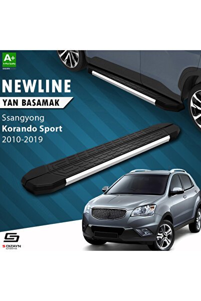 Ssangyong Korando Sport NewLine Krom Yan Basamak 203 Cm 2010-2019 A+ Kalite SS-KO1S-YBS-NW-KA-203-E