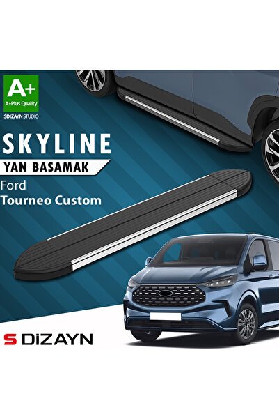Ford Tourneo Custom 2 Skyline Krom Yan Basamak 223 Cm 2023 Üzeri A+ Kalite FO-TC2-YBS-SKY-KA-223
